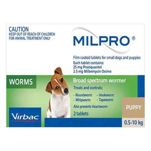 Milpro Allwormer for Dogs 5 - 25 kg