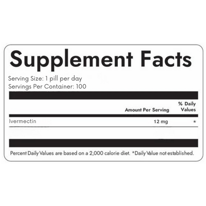 ParaStrike 1 - 12mg IVERMECTIN (100)
